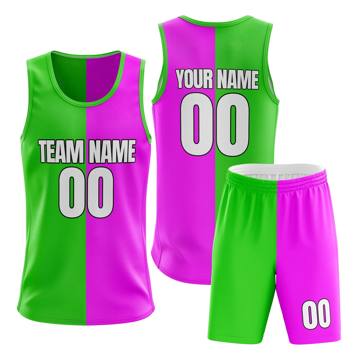Custom Split Fusion Split Fashion Set Sports Jersey Personalized Uniform with Name & Number