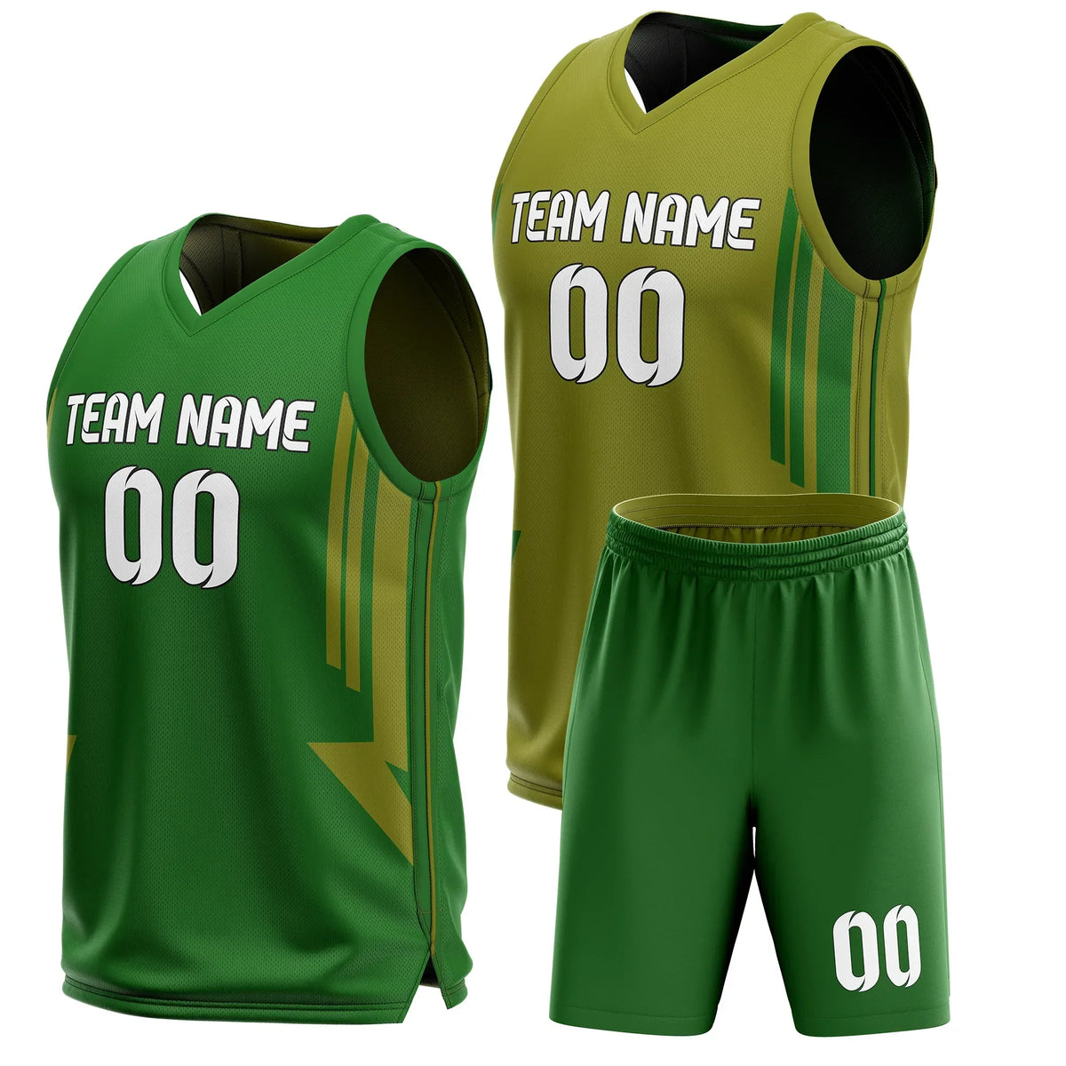 Custom Triple Lane Reversible Sports Jersey Personalized Uniform with Name & Number