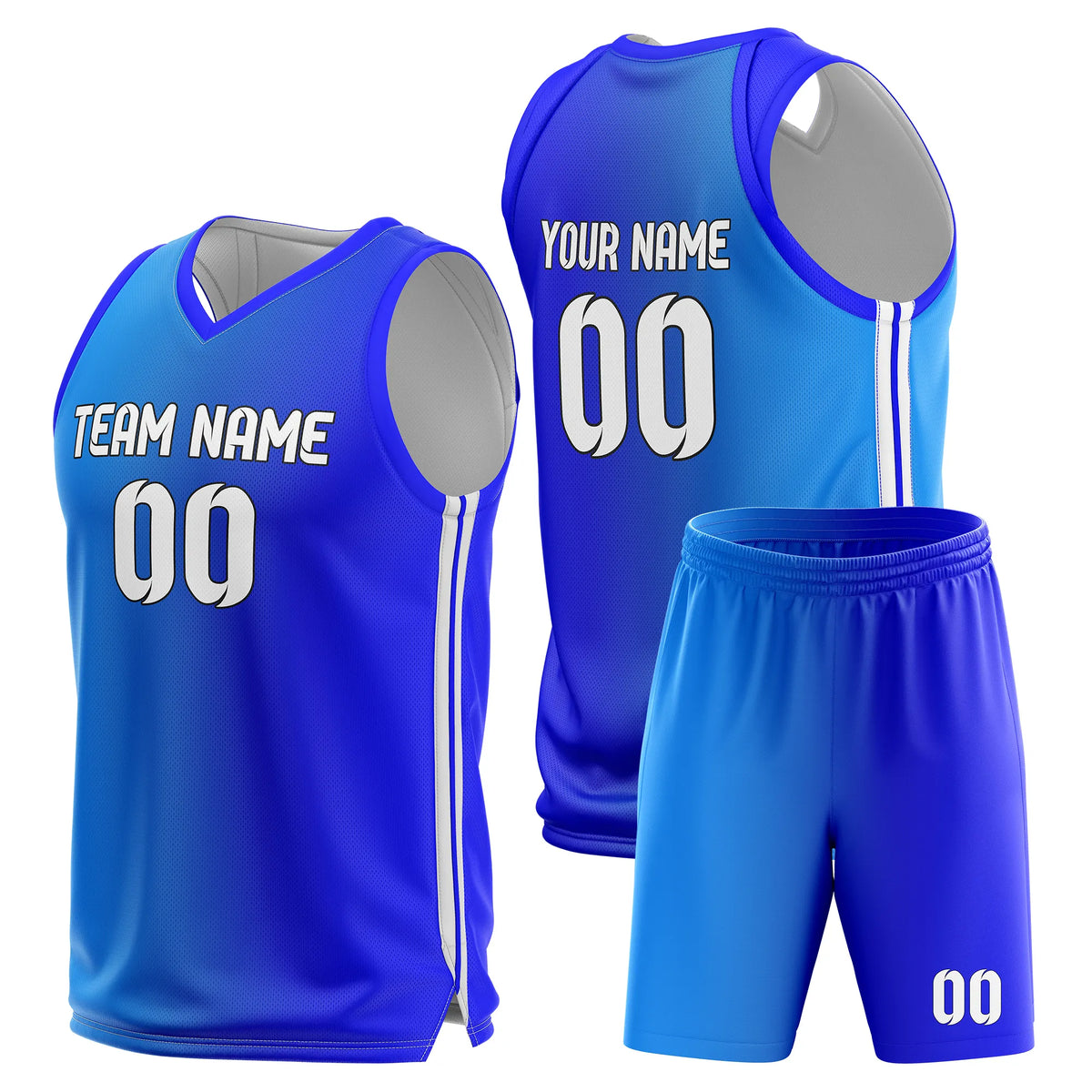 Custom Gradient Fashion Set Solar Strike Sports Jersey Personalized Uniform with Name & Number