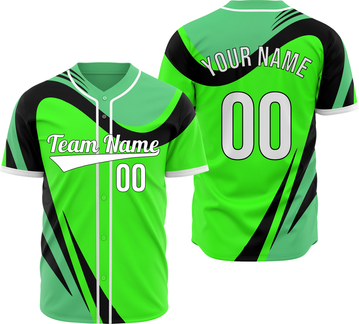Custom Velocity Flow Baseball Sports Jersey Personalized Uniform with Name & Number