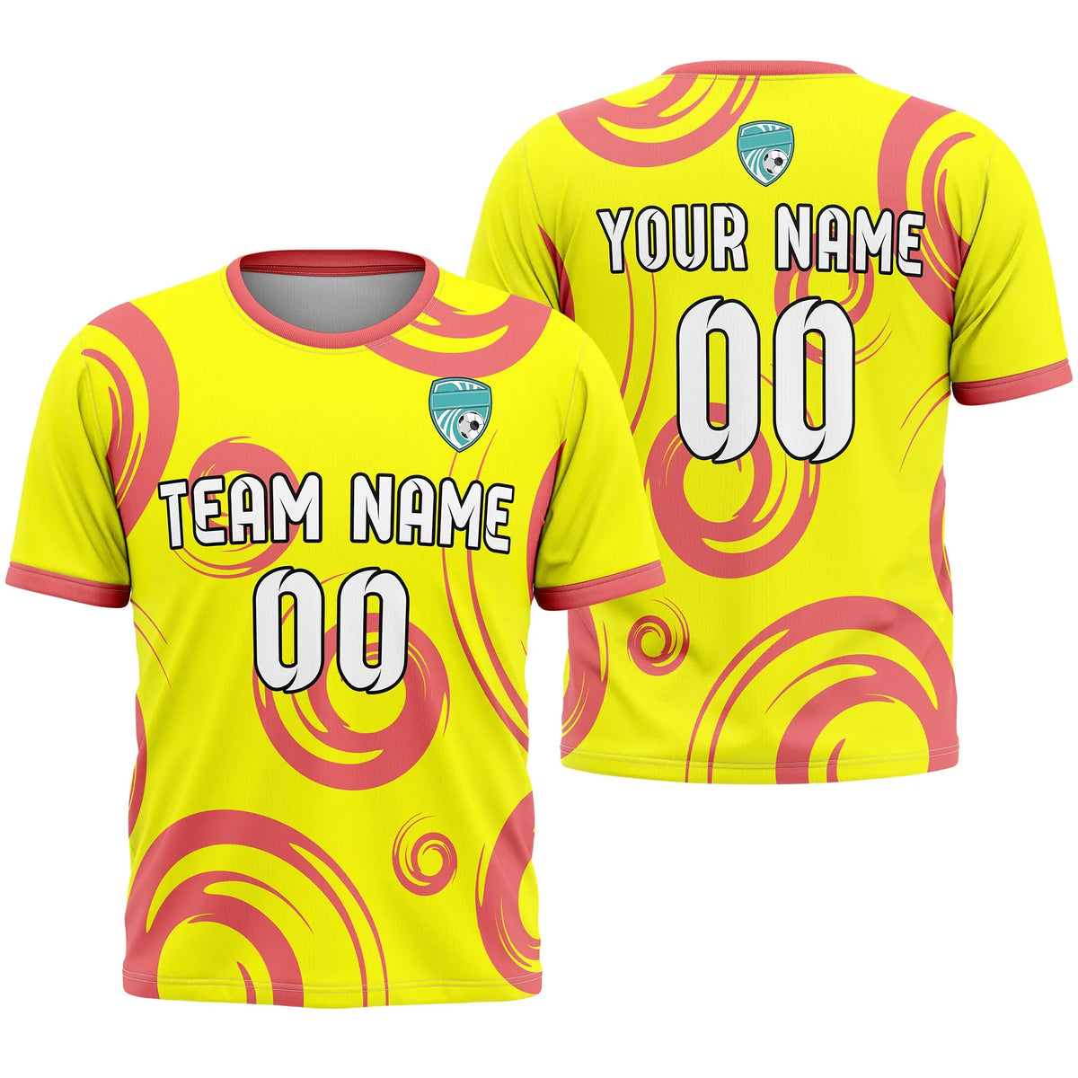 Custom Abstract Pattern D1 Soccer Jersey Personalized Football Uniform with Name & Number