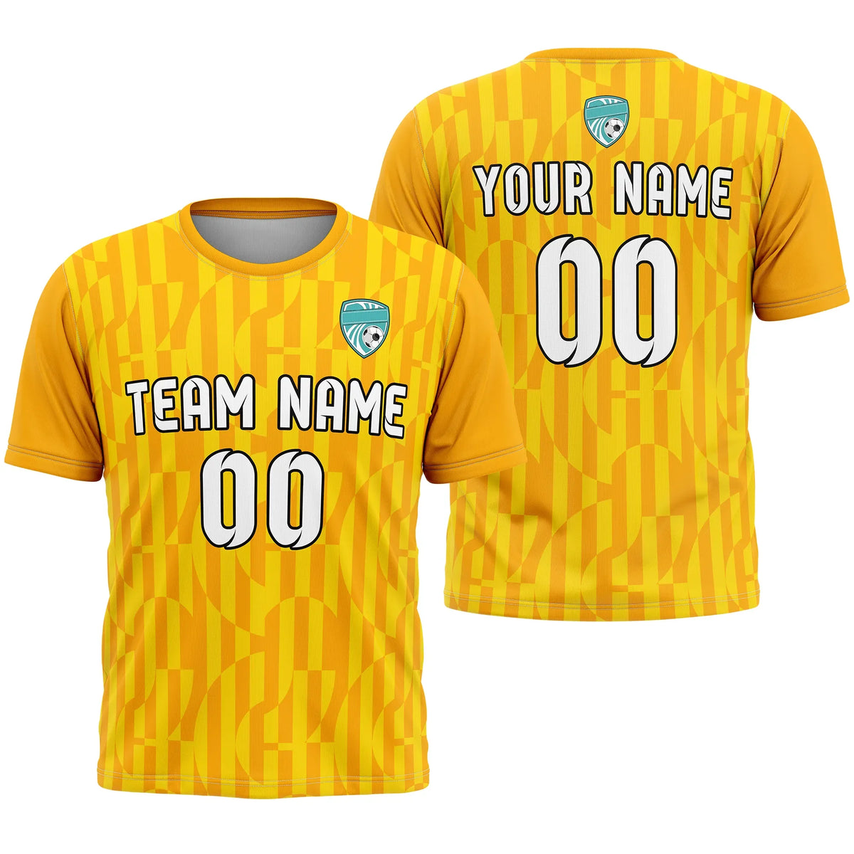 Custom R-Full Pattern D4 Soccer Jersey Personalized Football Uniform with Name & Number
