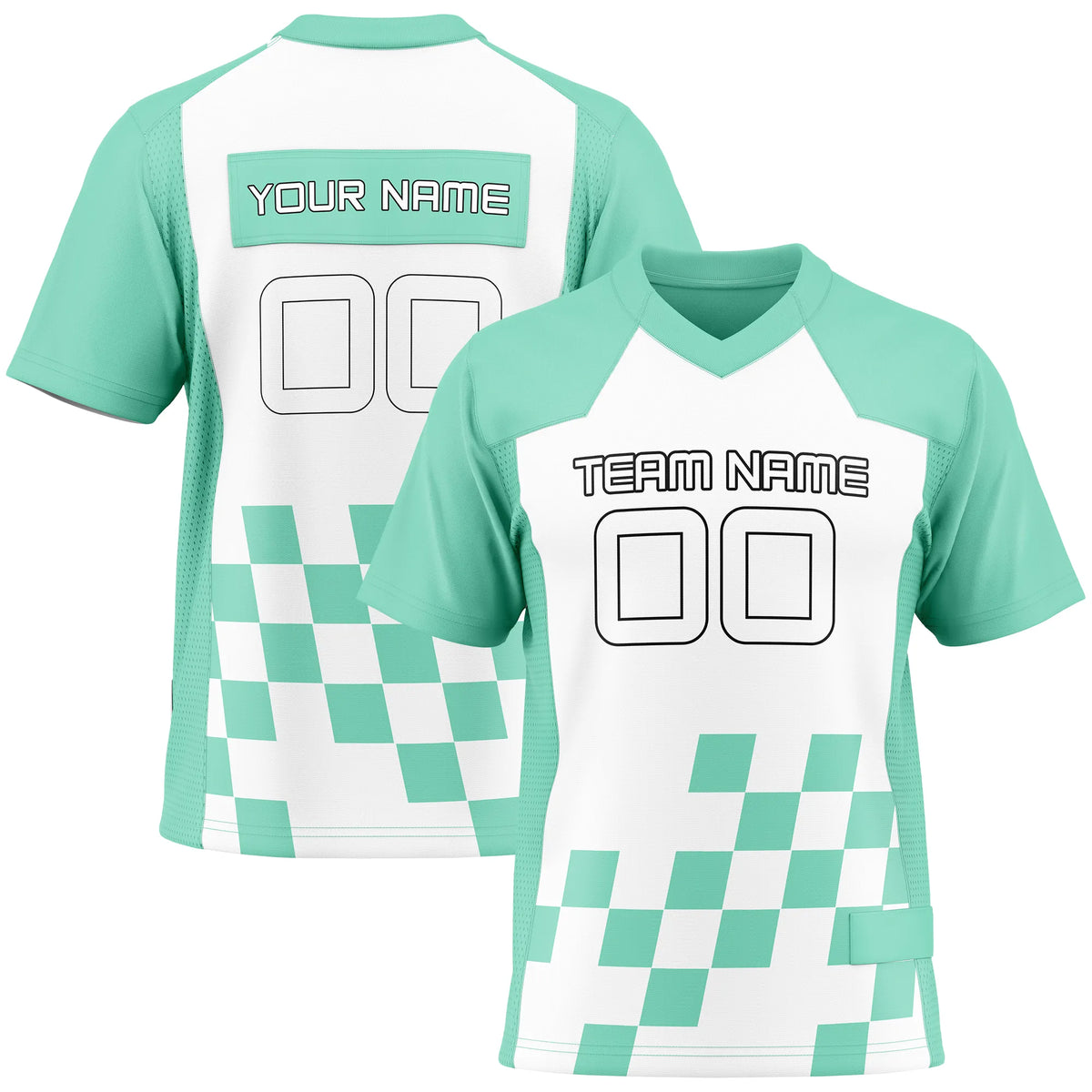 Custom Classic Style D2 Flag Football Jersey Personalized Uniform with Name & Number