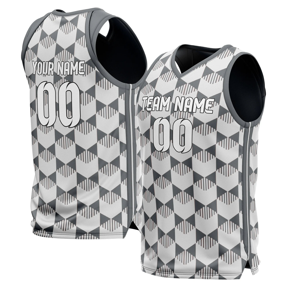Custom Geo-Fusion Printed Jersey Sports Jersey Personalized Uniform with Name & Number