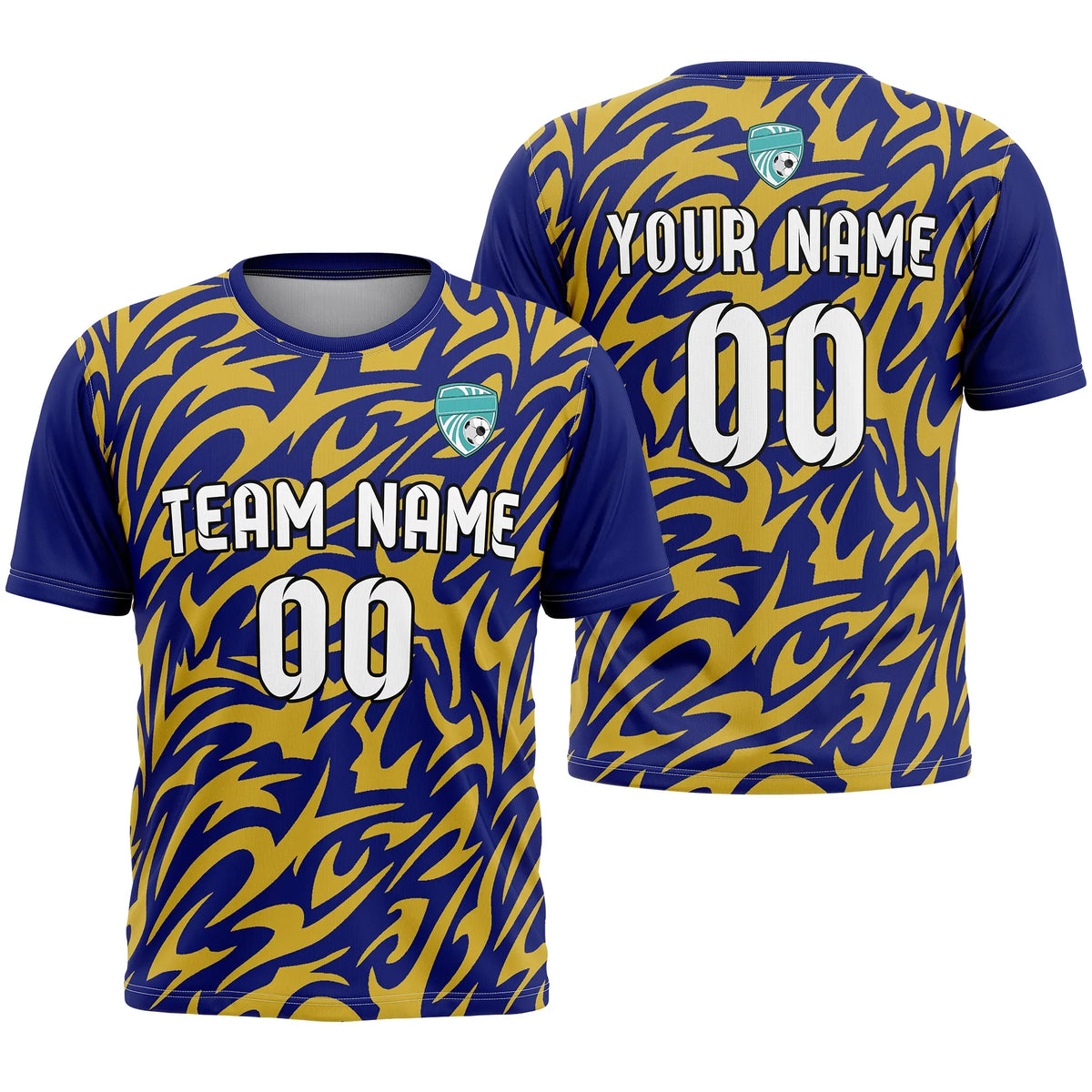 Custom Camo D3 Soccer Jersey Personalized Football Uniform with Name & Number