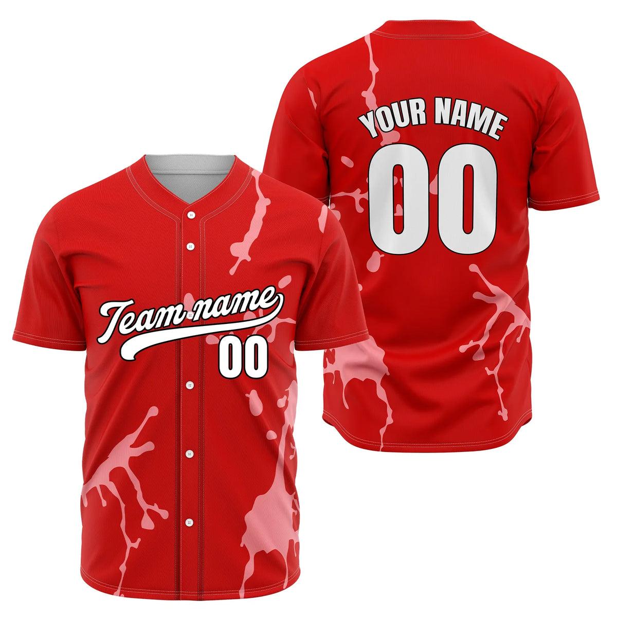 Custom Splash Fusion Sports Jersey Personalized Uniform with Name & Number