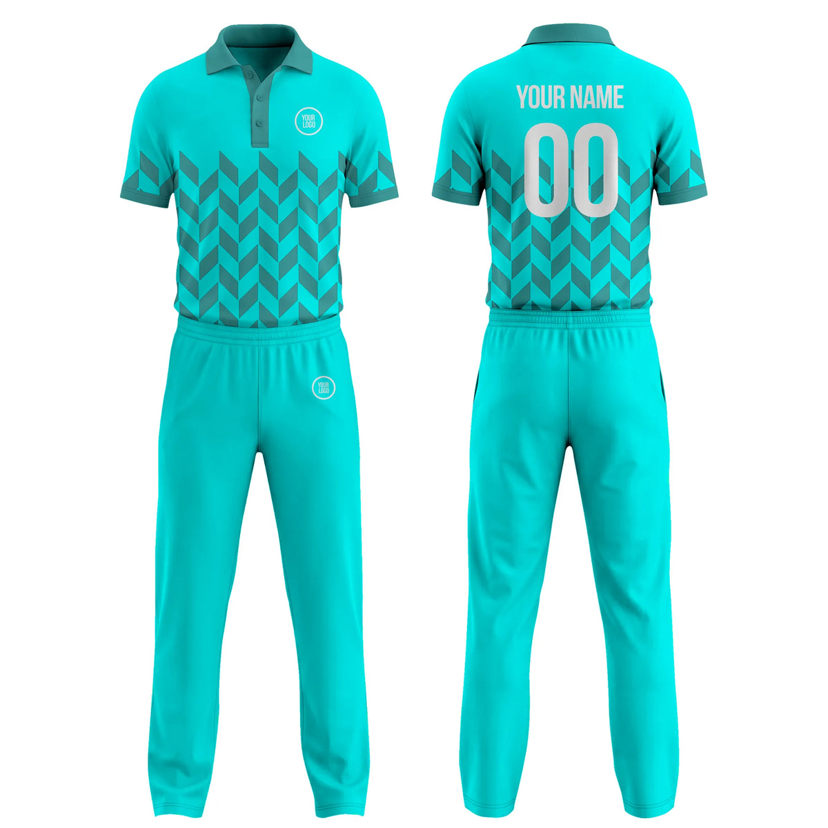 Custom Personalized D5 Color Block Cricket Kit with Name, Number & Team Logo