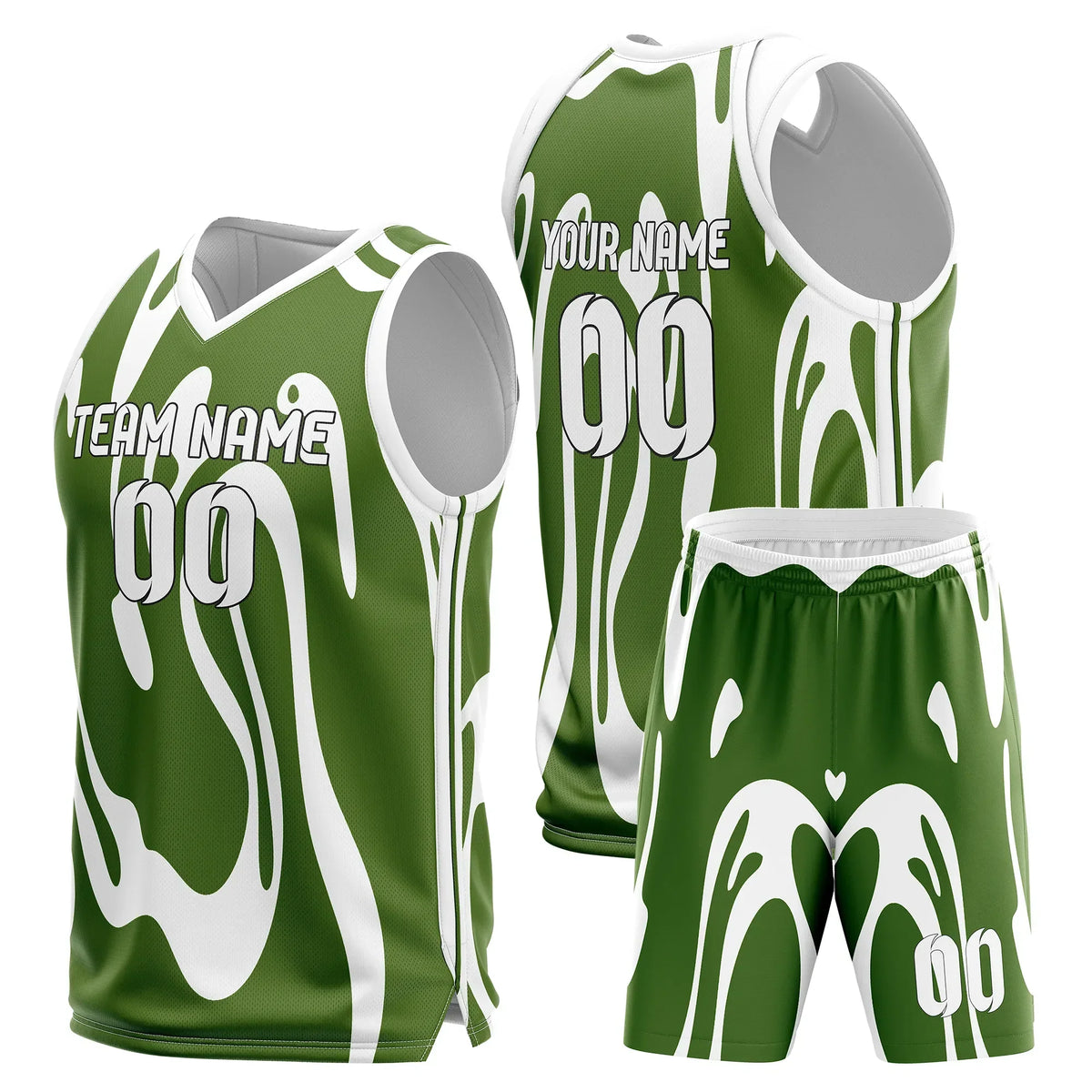 Custom Graphti Pattern Sets Giraffe Strike Sports Jersey Personalized Uniform with Name & Number