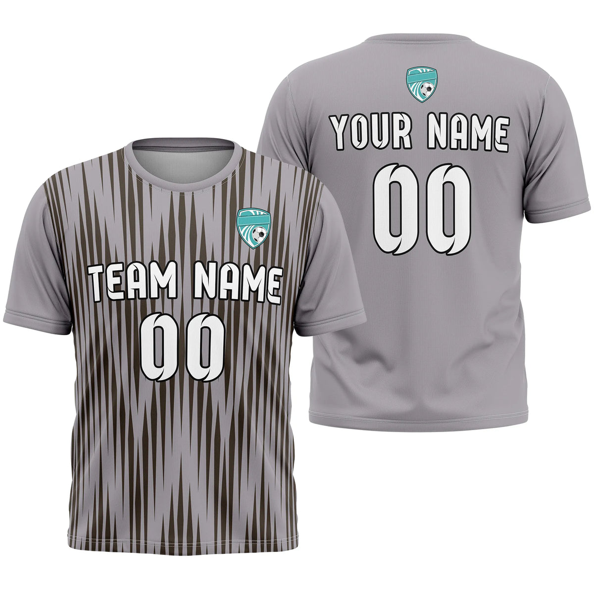 Custom Strip Fashion D1 Soccer Jersey Personalized Football Uniform with Name & Number (Copy)