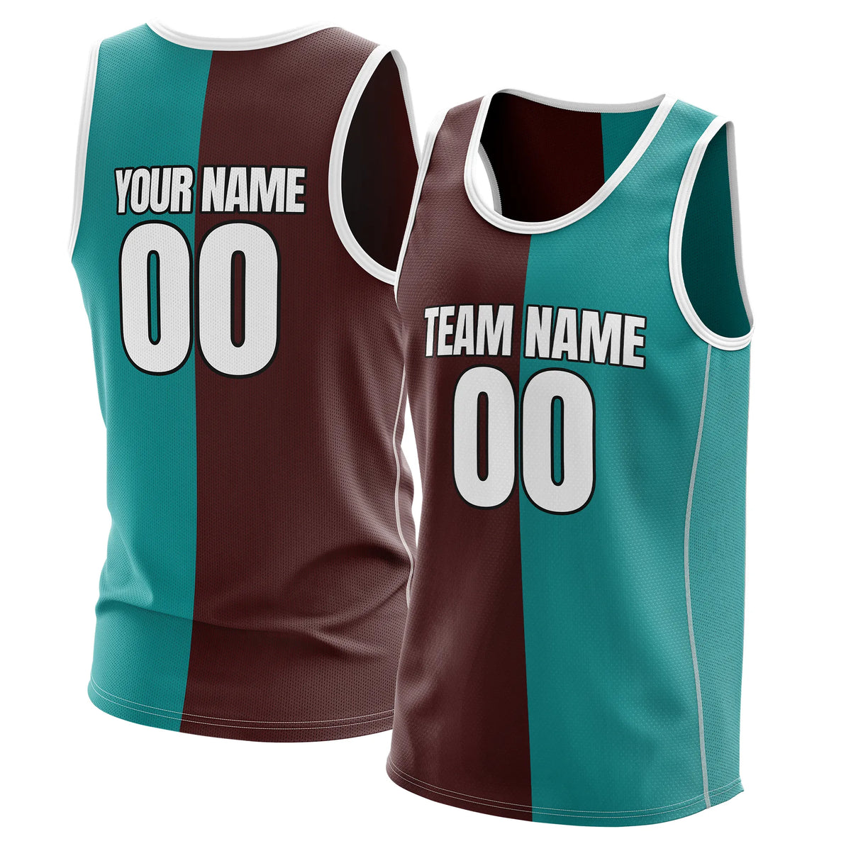 Custom Twin Panel Slip Fashion Tops Sports Jersey Personalized Uniform with Name & Number
