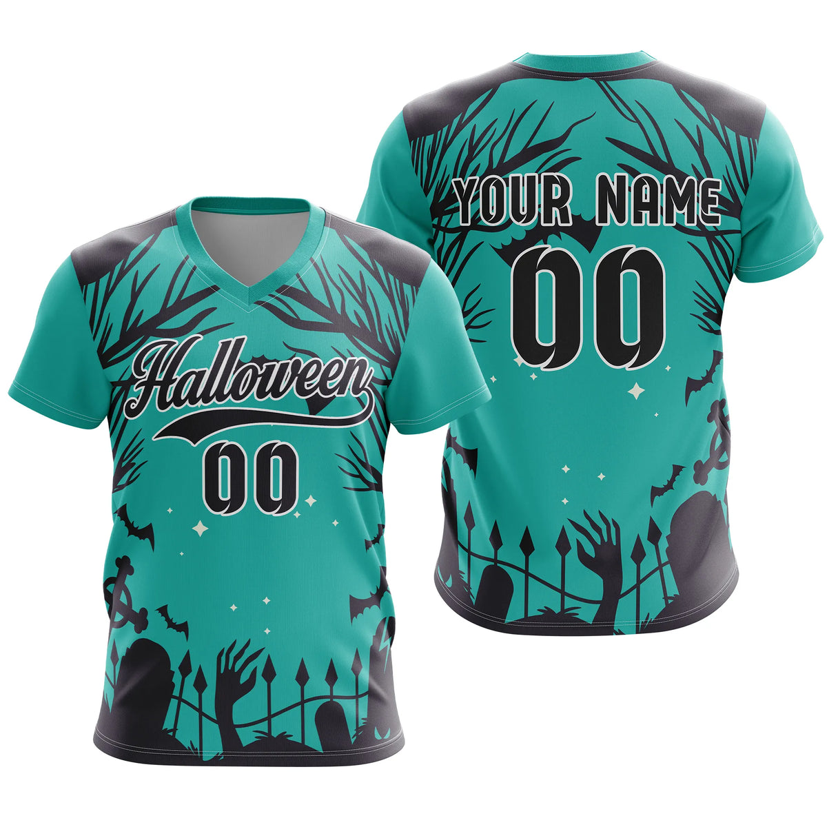 Custom Halloween Soccer Jersey D7 Personalized Uniform with Name &amp; Number