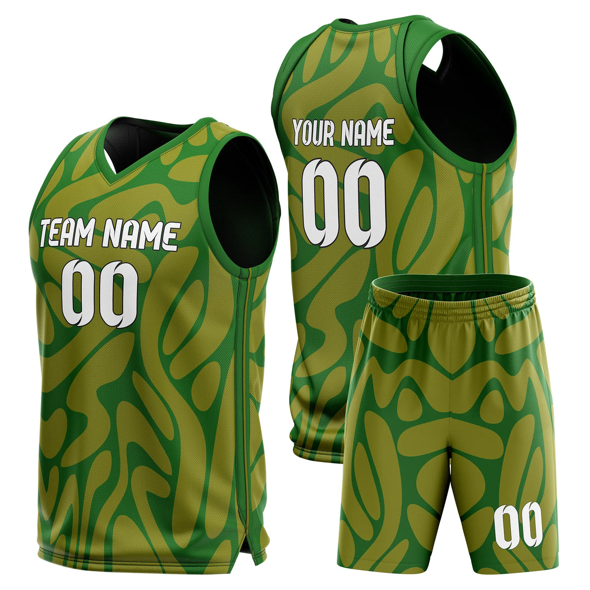 Custom Graphti Pattern Sets Prime Safari Sports Jersey Personalized Uniform with Name & Number