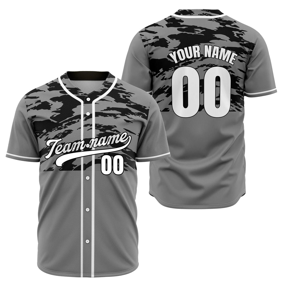Custom Split Motion Baseball Sports Jersey Personalized Uniform with Name & Number
