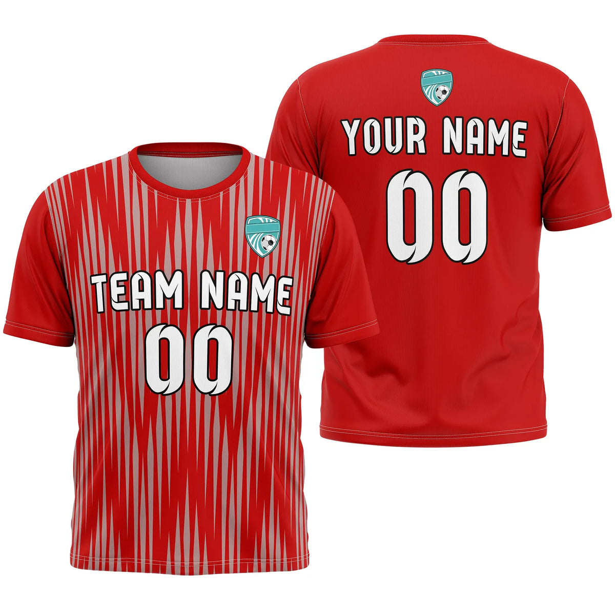 Custom Strip Fashion D1 Soccer Jersey Personalized Football Uniform with Name & Number (Copy)