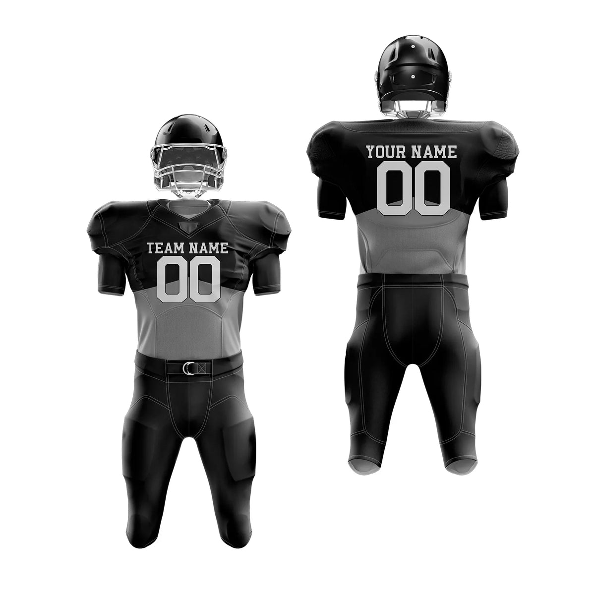 Custom Personalized D5 Split Fashion American Football Jersey with Name, Number & Team Logo