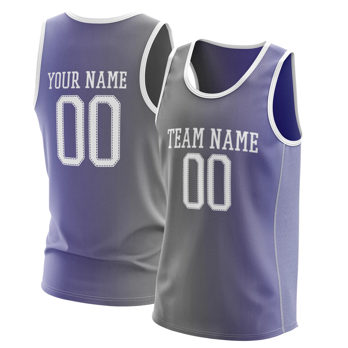 Custom Gradient fashion top Coastal Fade Sports Jersey Personalized Uniform with Name & Number