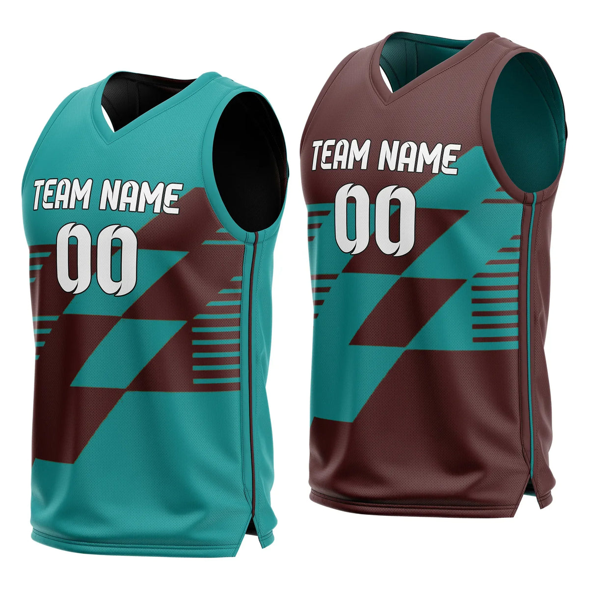 Custom Apex Cut Reversible Top Sports Jersey Personalized Uniform with Name & Number
