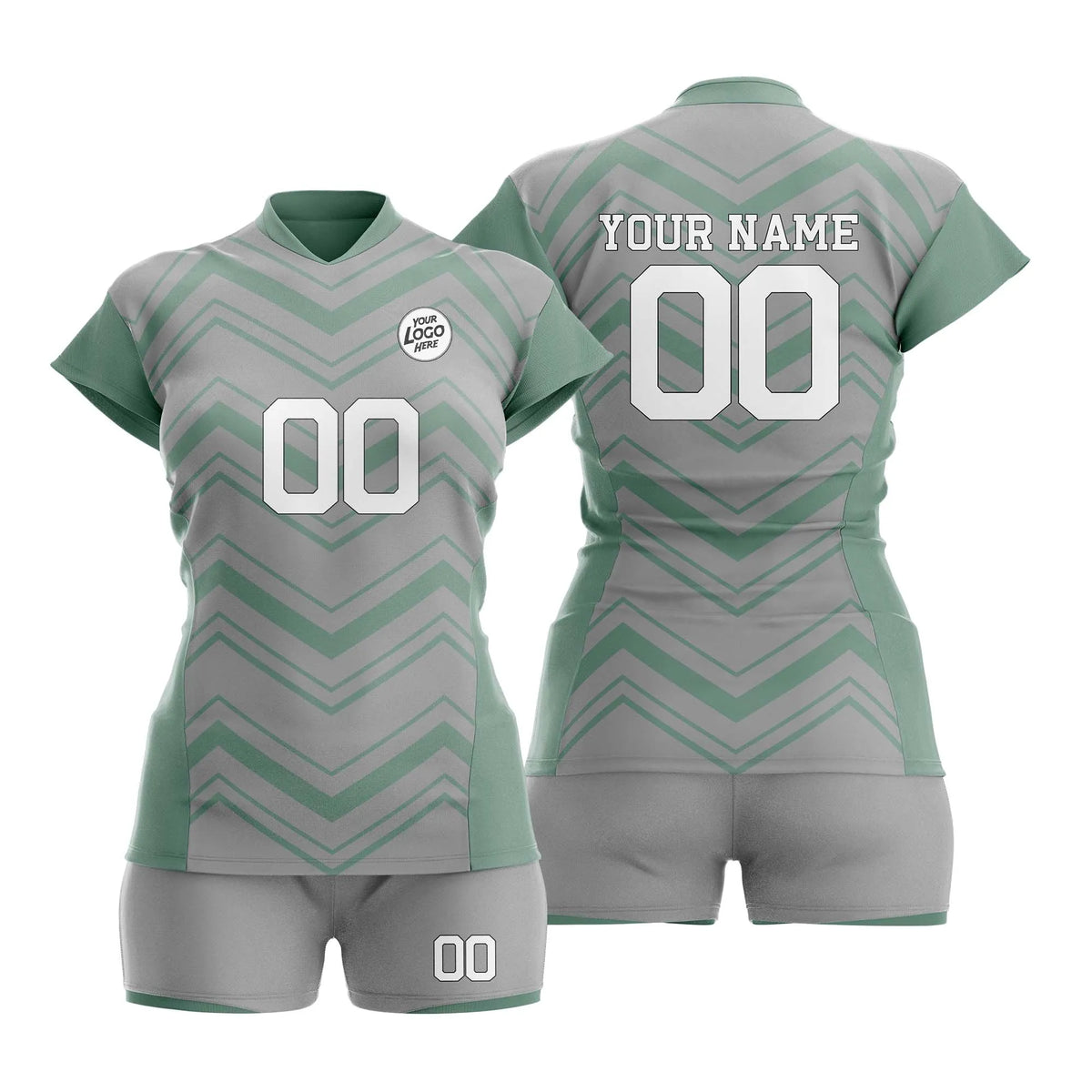 Custom Personalized D5 Strip Fashion Volleyball Jersey with Name, Number & Team Logo