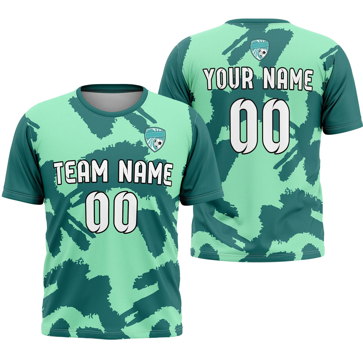 Custom Graffiti Pattern D5 Soccer Jersey Personalized Football Uniform with Name & Number