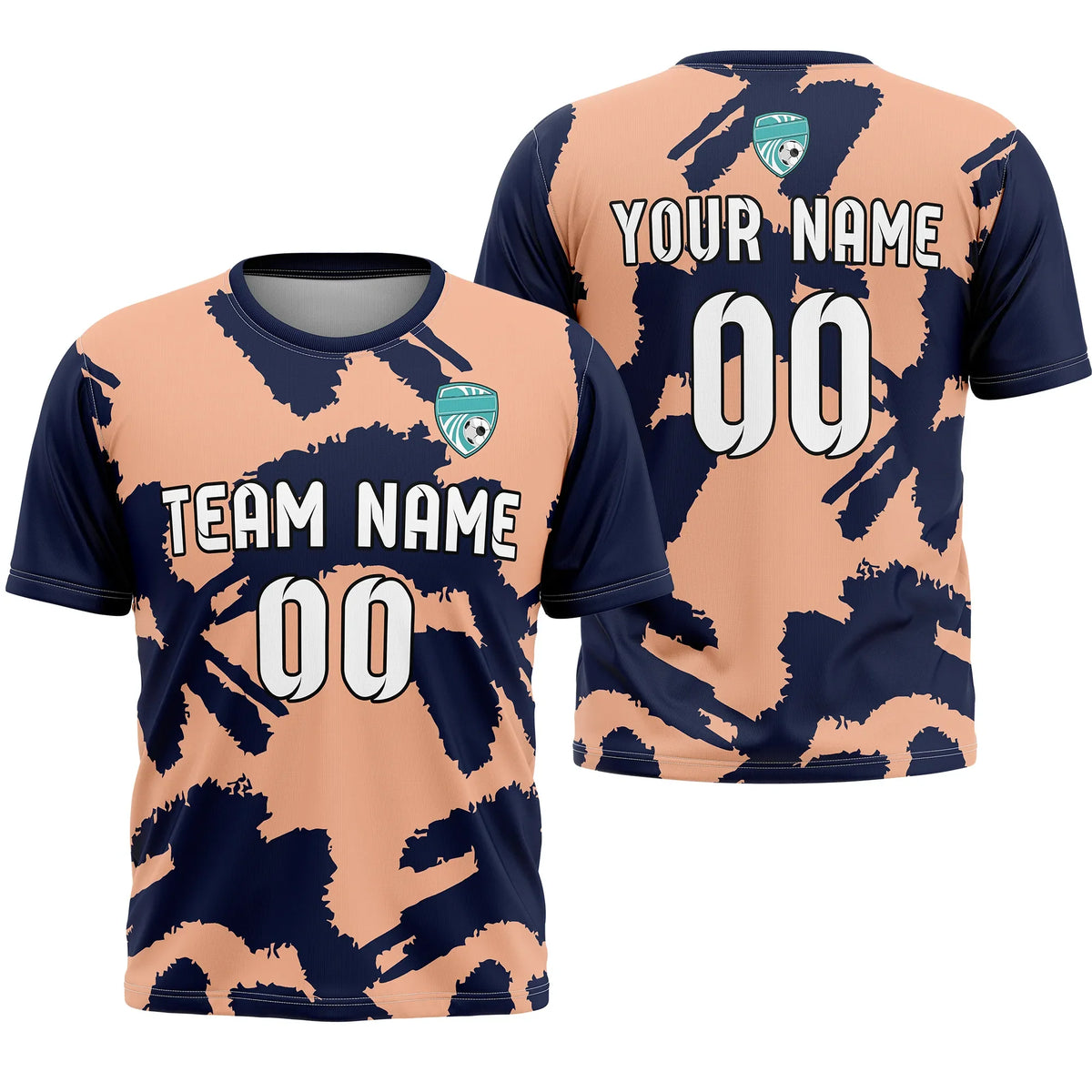 Custom Graffiti Pattern D5 Soccer Jersey Personalized Football Uniform with Name & Number