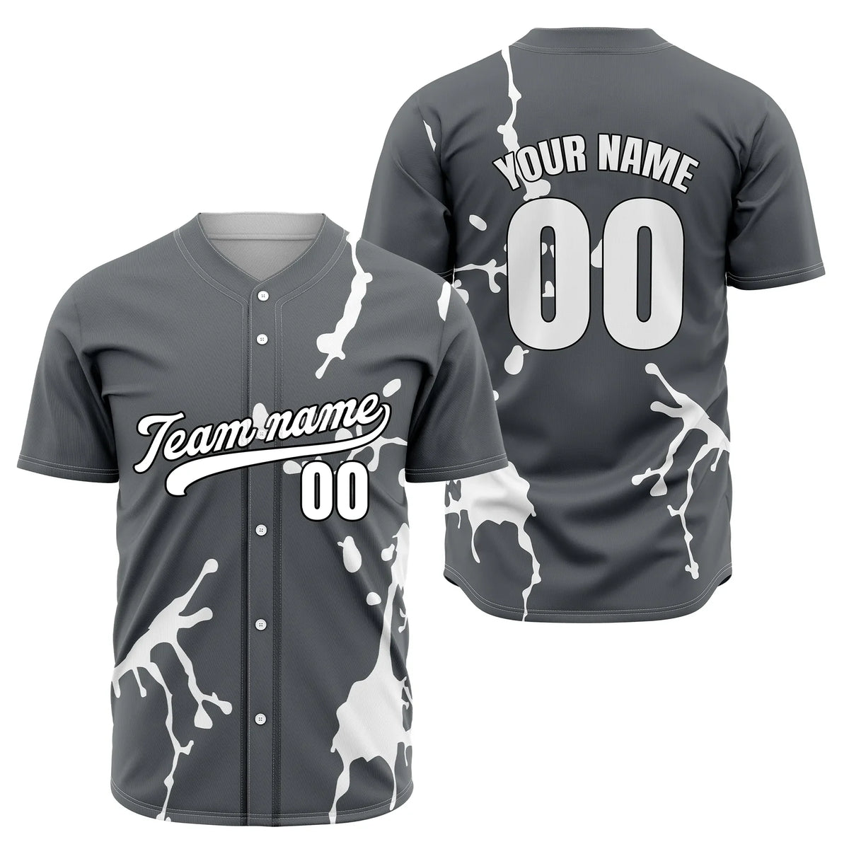 Custom Splash Fusion Sports Jersey Personalized Uniform with Name & Number
