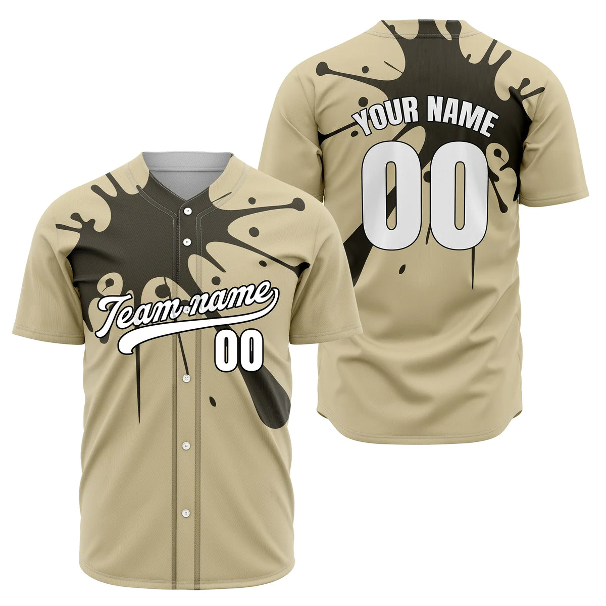 Custom Drip Force Black Sports Jersey Personalized Uniform with Name & Number