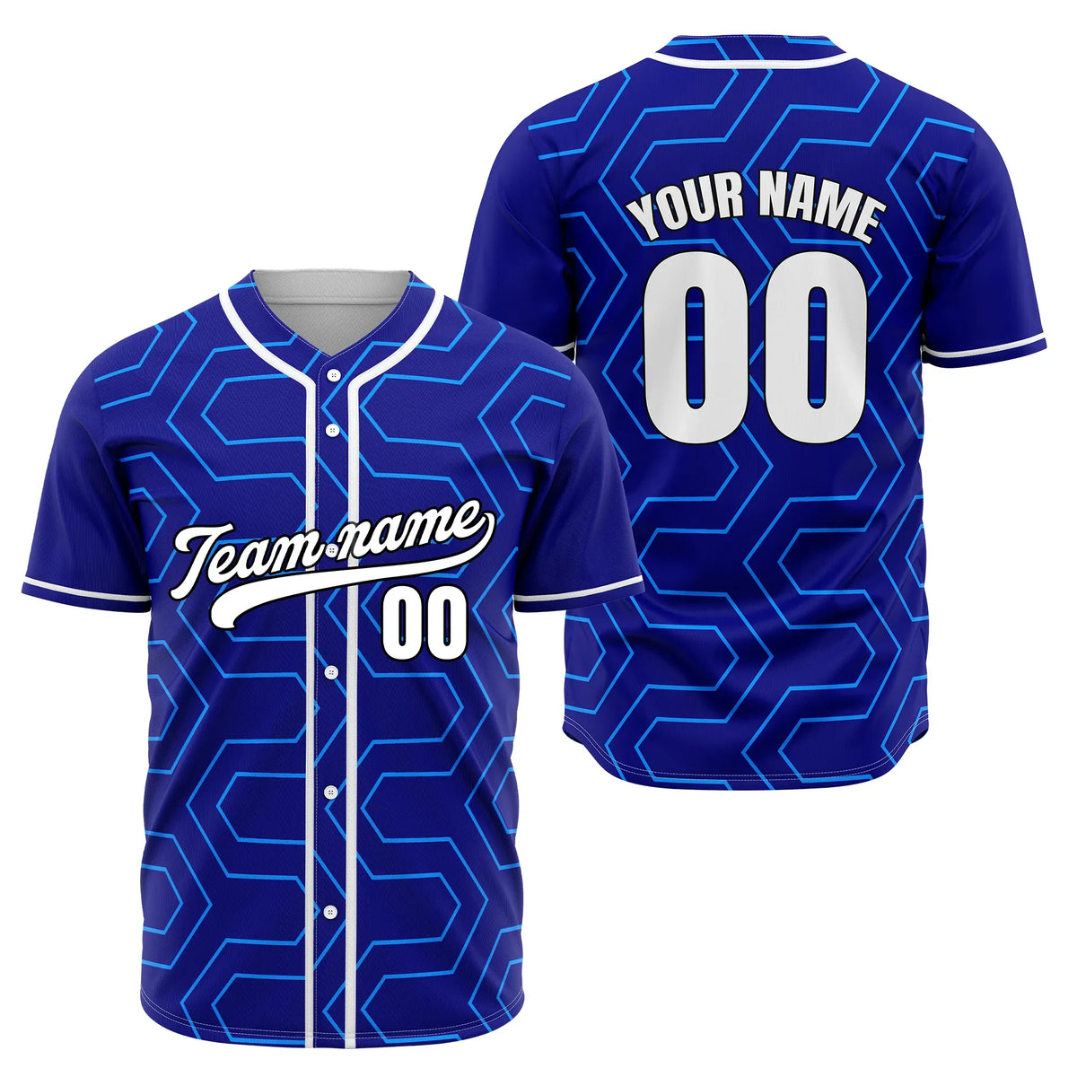 Custom Maze Runner Gradient Baseball Sports Jersey Personalized Uniform with Name & Number