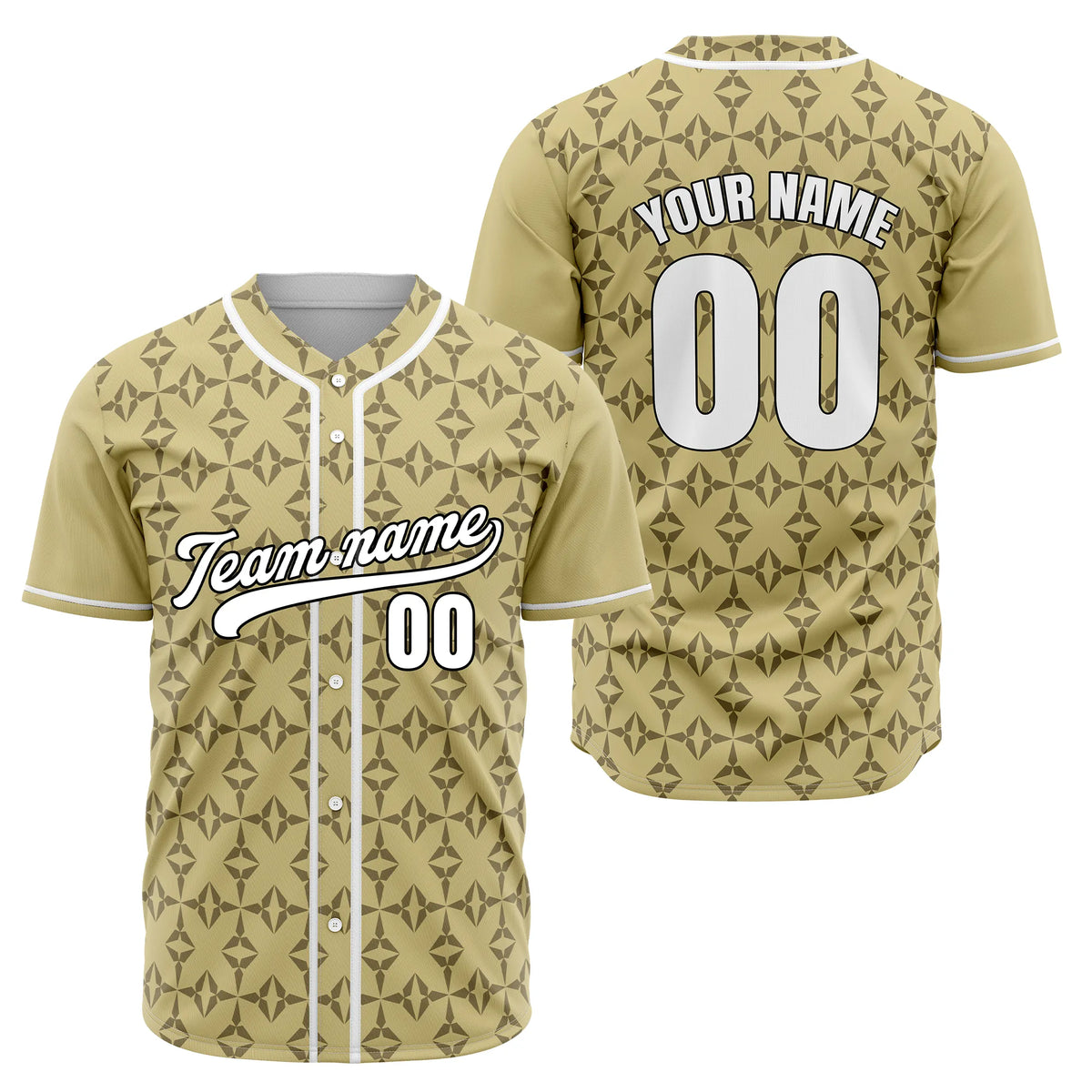 Custom Royal Lattice Baseball Sports Jersey Personalized Uniform with Name & Number