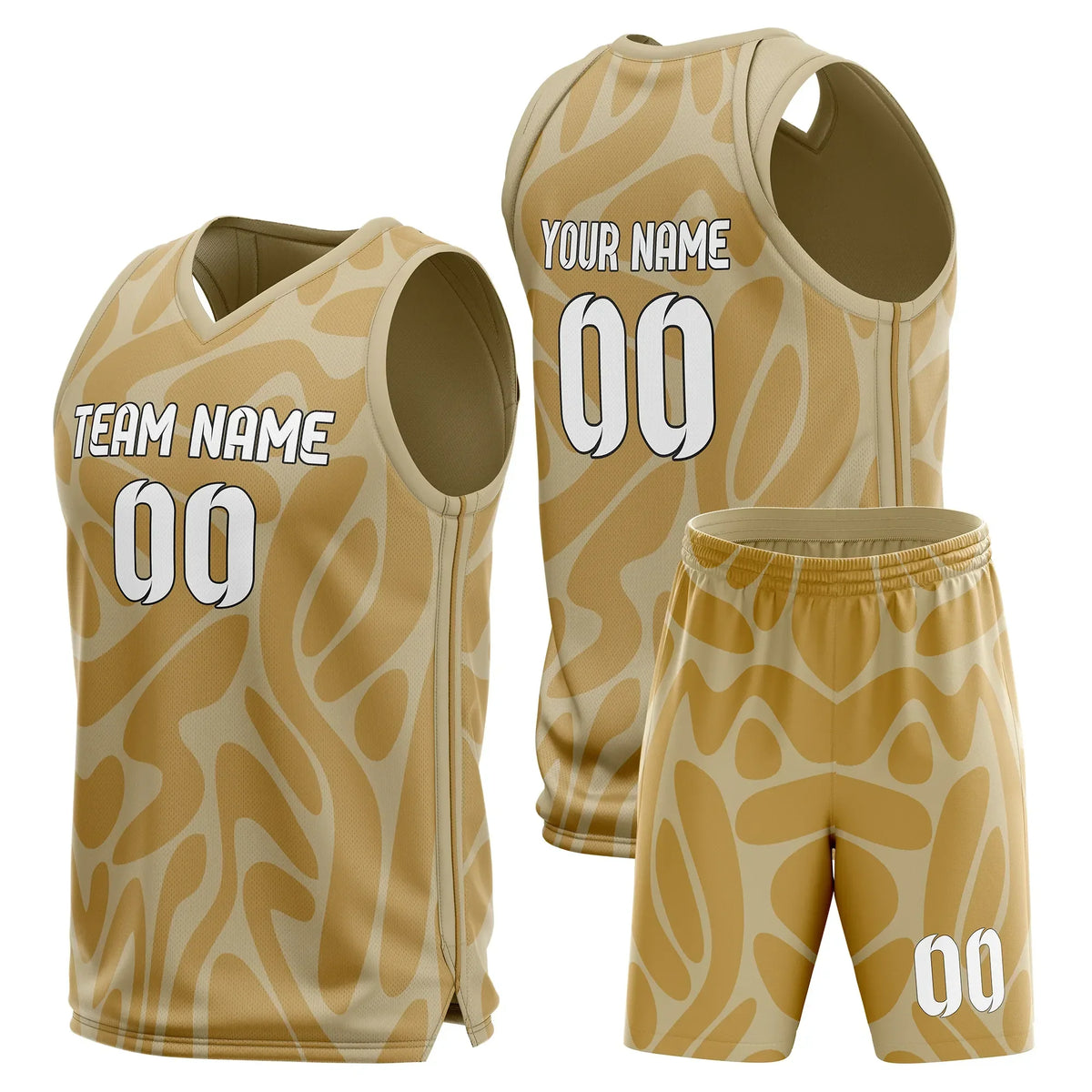 Custom Graphti Pattern Sets Prime Safari Sports Jersey Personalized Uniform with Name &amp; Number
