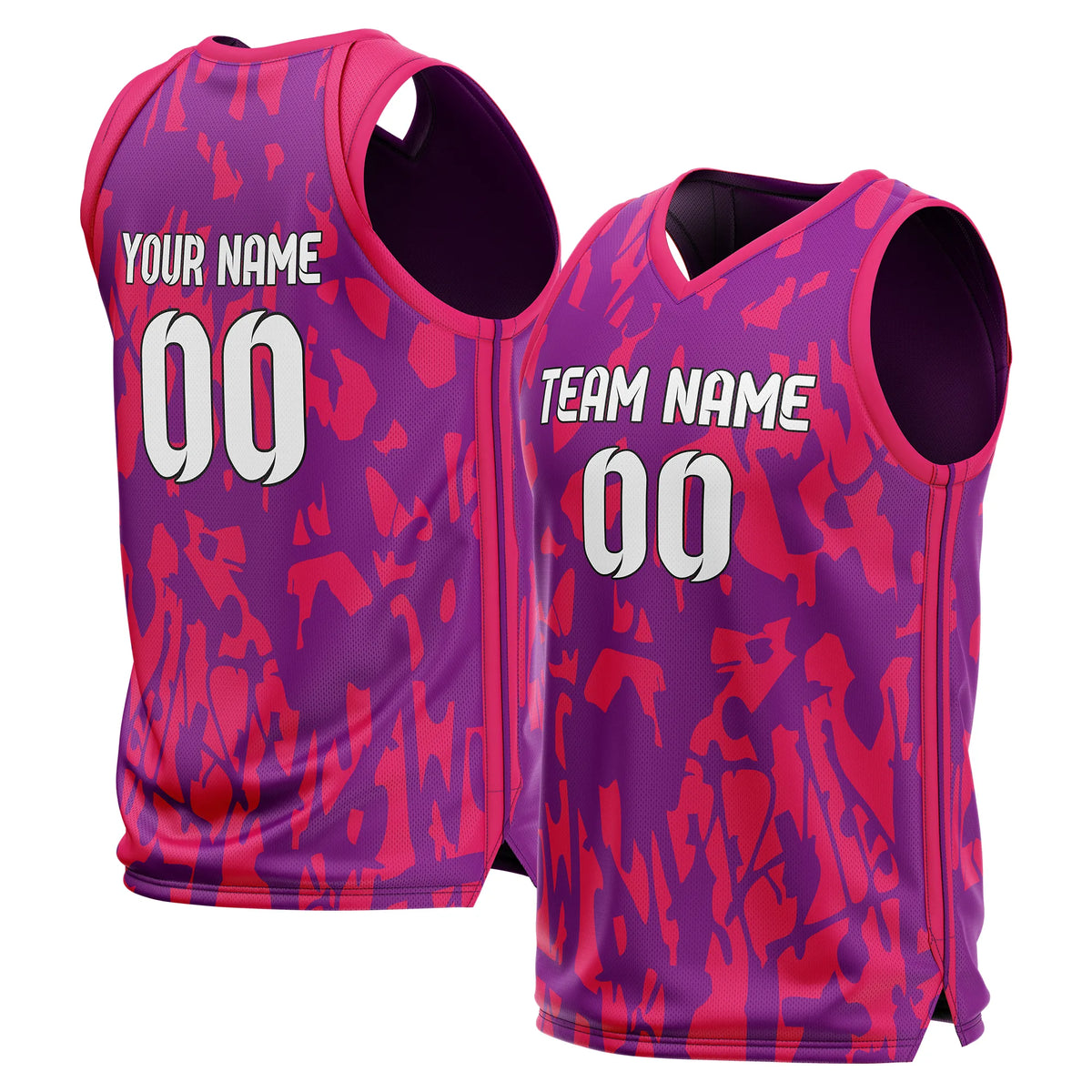Custom Gaphti Pattern Tops Shadow Drip Sports Jersey Personalized Uniform with Name & Number