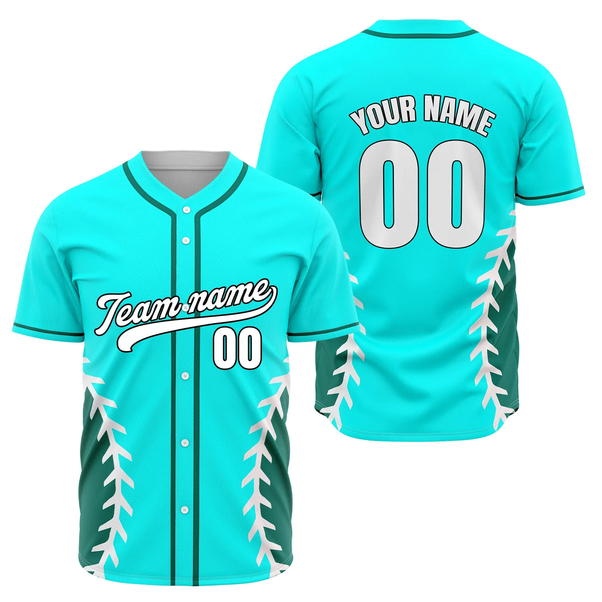 Custom Arc Line Baseball Sports Jersey Personalized Uniform with Name &amp; Number