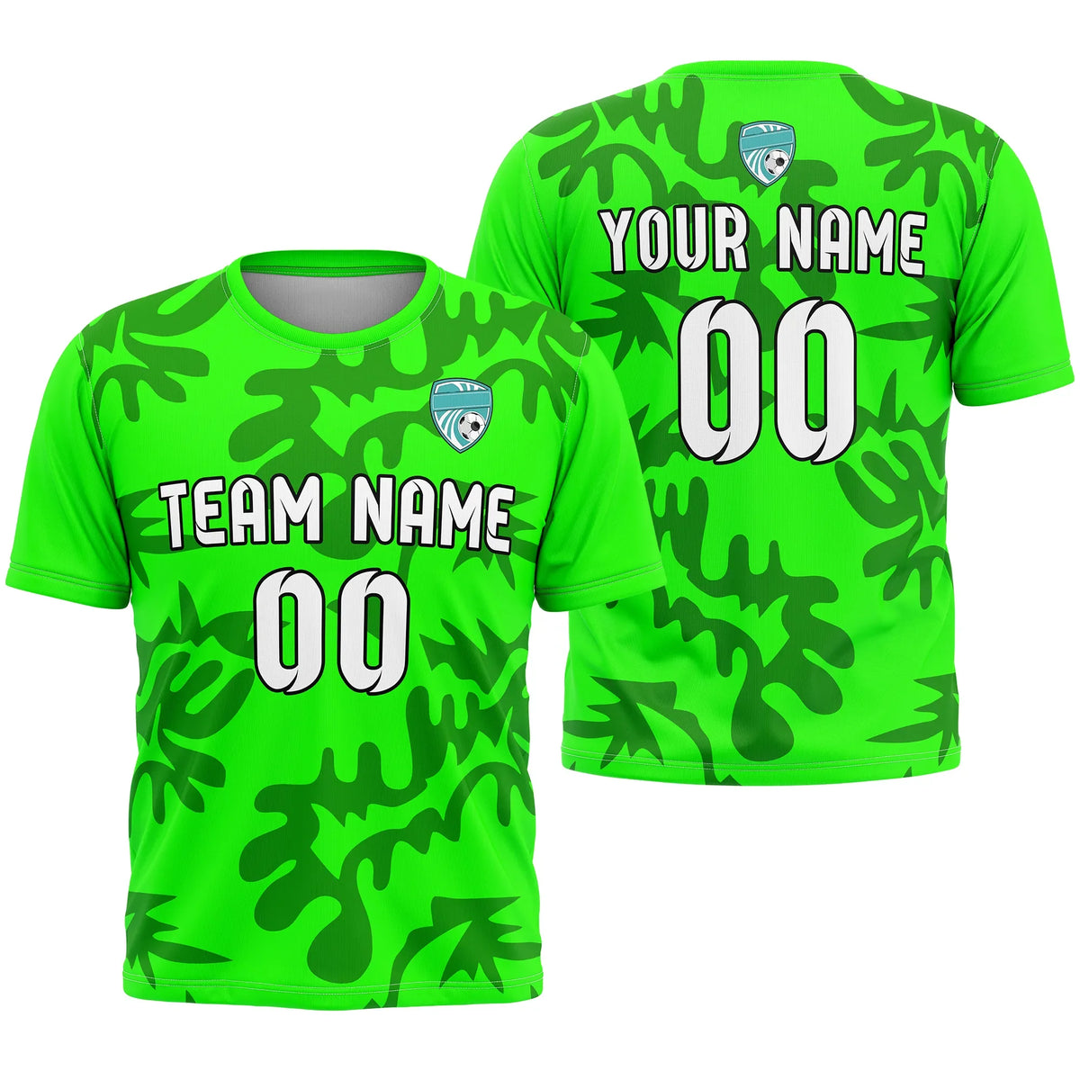 Custom Graffiti Pattern D4 Soccer Jersey Personalized Football Uniform with Name & Number