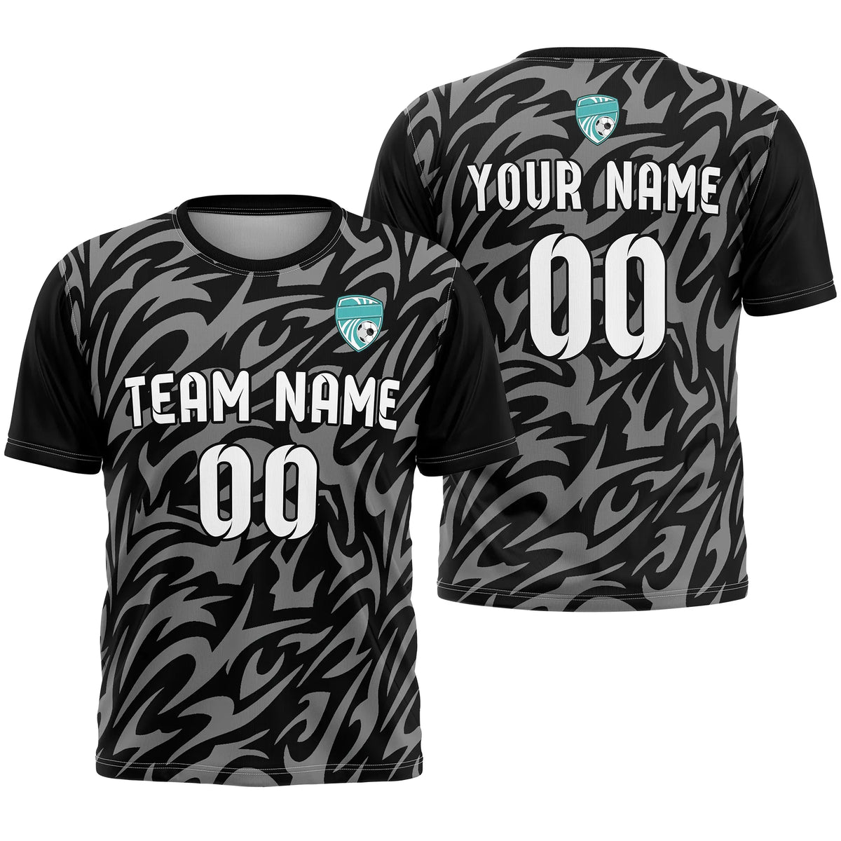 Custom Camo D3 Soccer Jersey Personalized Football Uniform with Name & Number