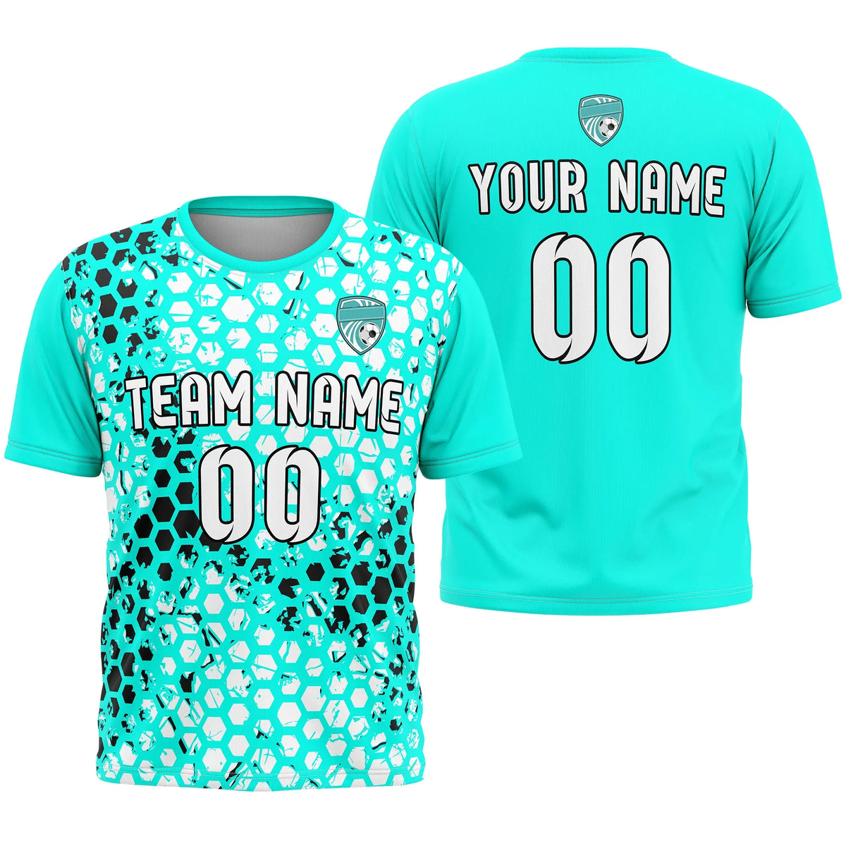 Custom R-Full Pattern D1 Soccer Jersey Personalized Football Uniform with Name &amp; Number