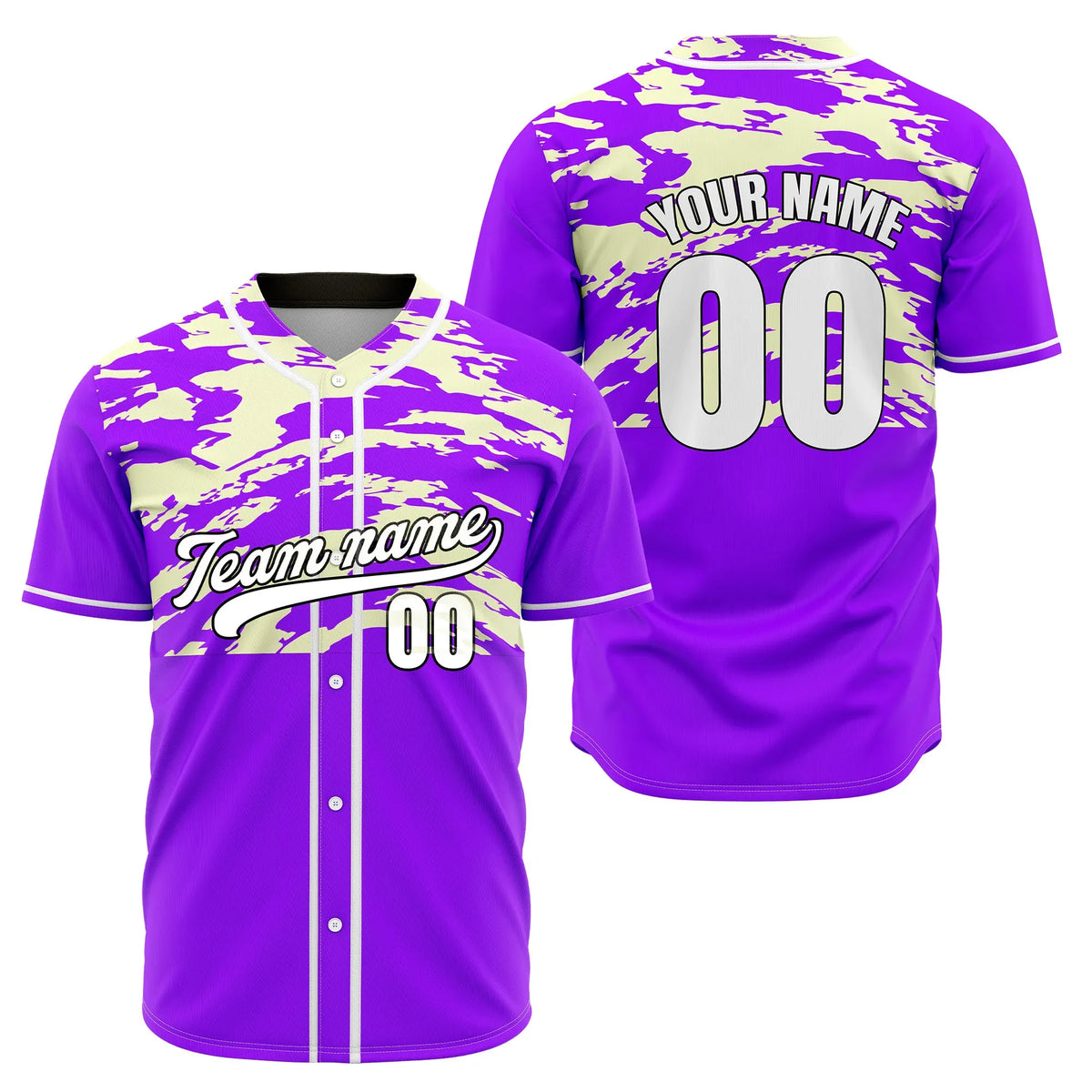 Custom Split Motion Baseball Sports Jersey Personalized Uniform with Name & Number