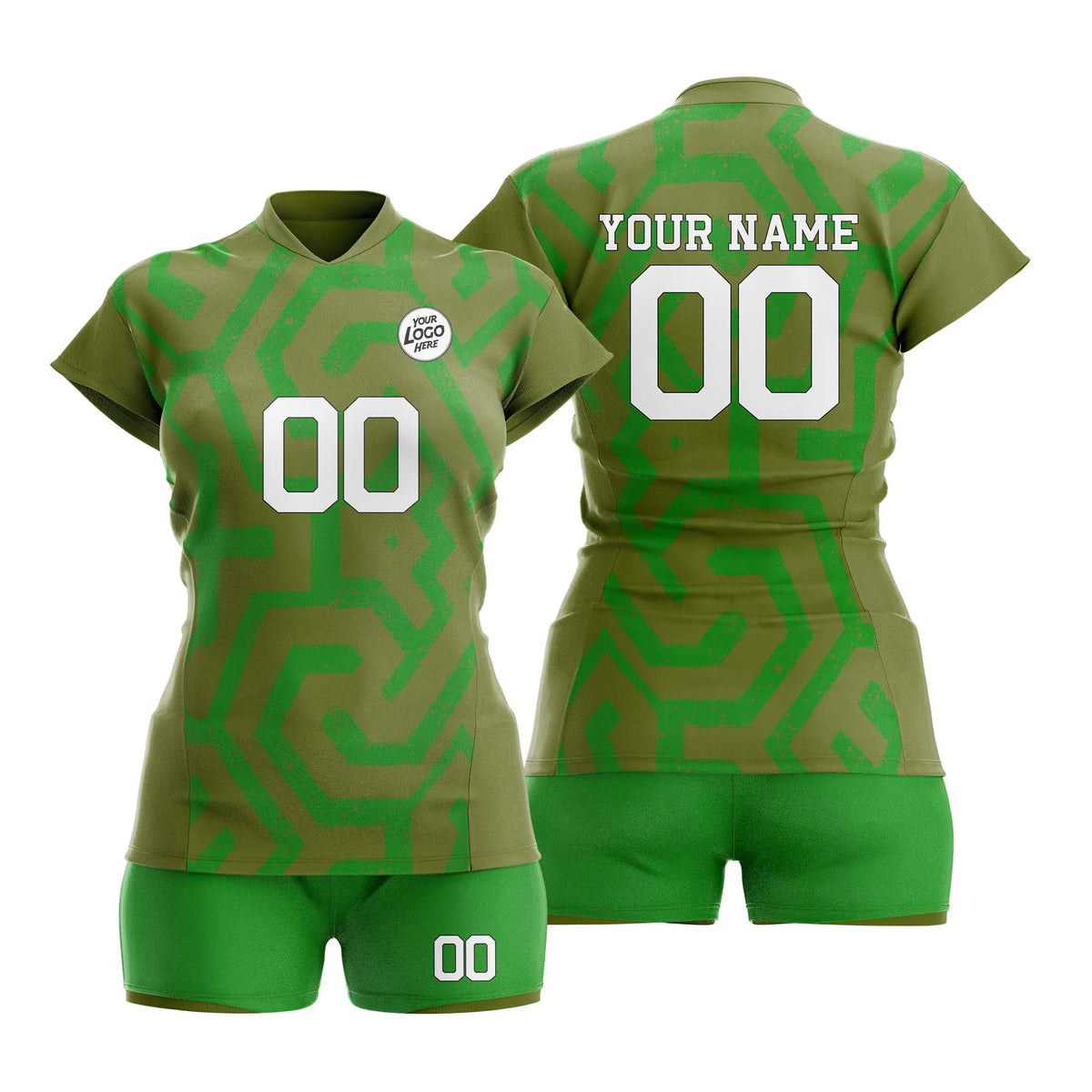 Custom Personalized D2 Graffiti Pattern Volleyball Jersey with Name, Number & Team Logo