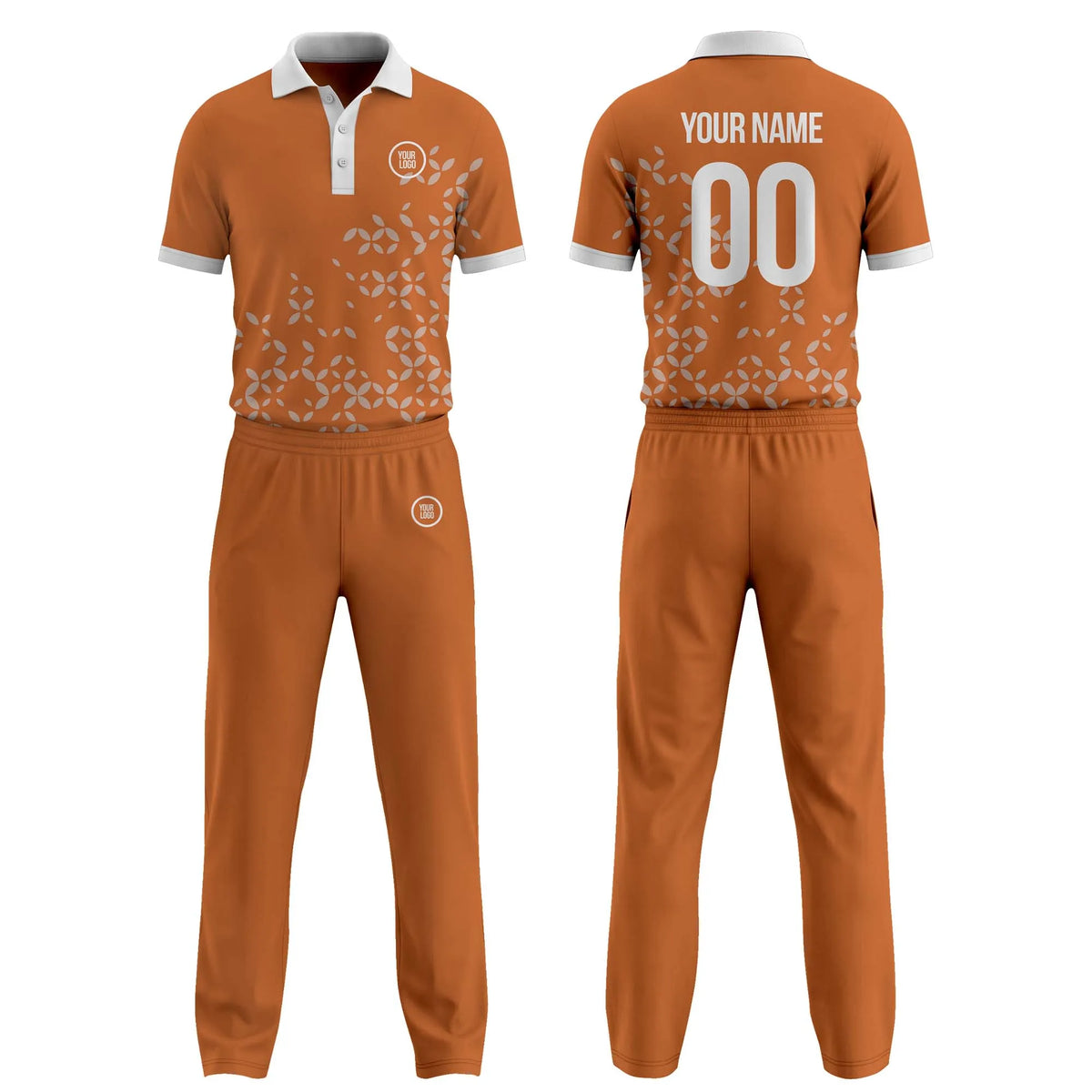 Custom Personalized D2 Abstract Pattern Cricket Kit with Name, Number & Team Logo