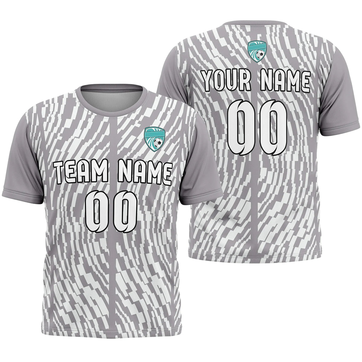 Custom Graffiti Pattern D3 Soccer Jersey Personalized Football Uniform with Name & Number