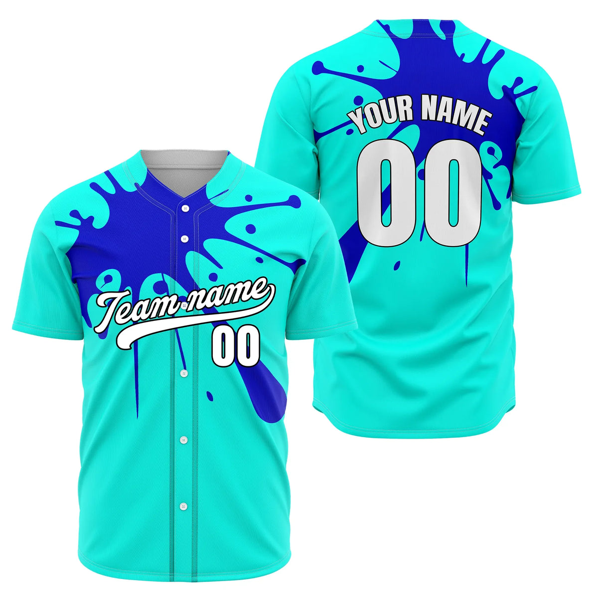 Custom Drip Force Black Sports Jersey Personalized Uniform with Name & Number