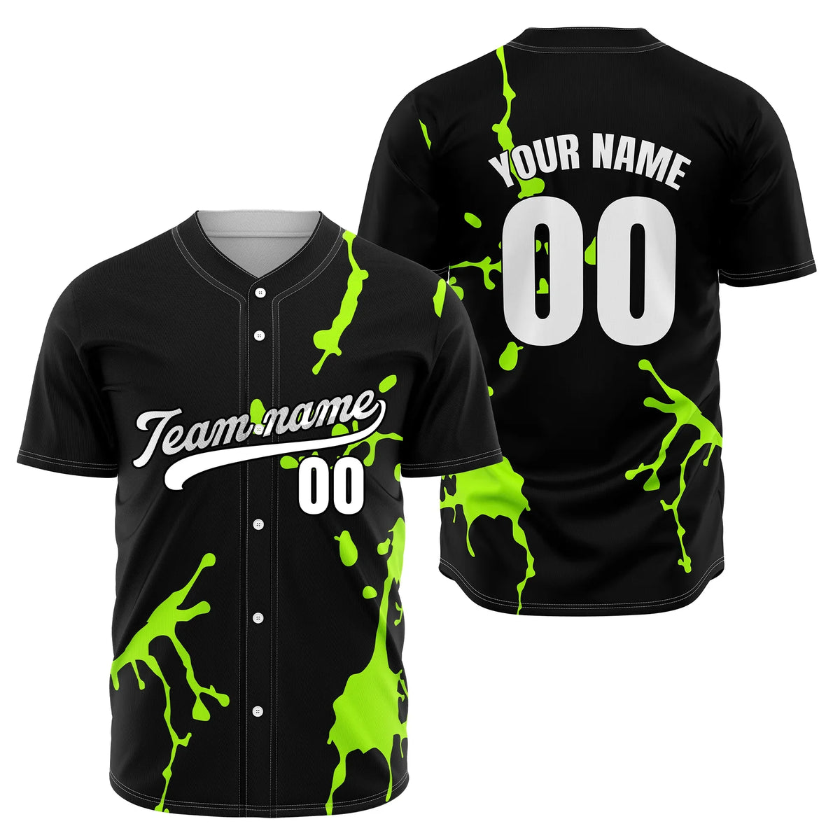 Custom Splash Fusion Sports Jersey Personalized Uniform with Name &amp; Number