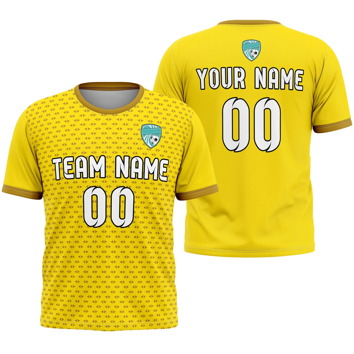 Custom Abstract Pattern D2 Soccer Jersey Personalized Football Uniform with Name & Number