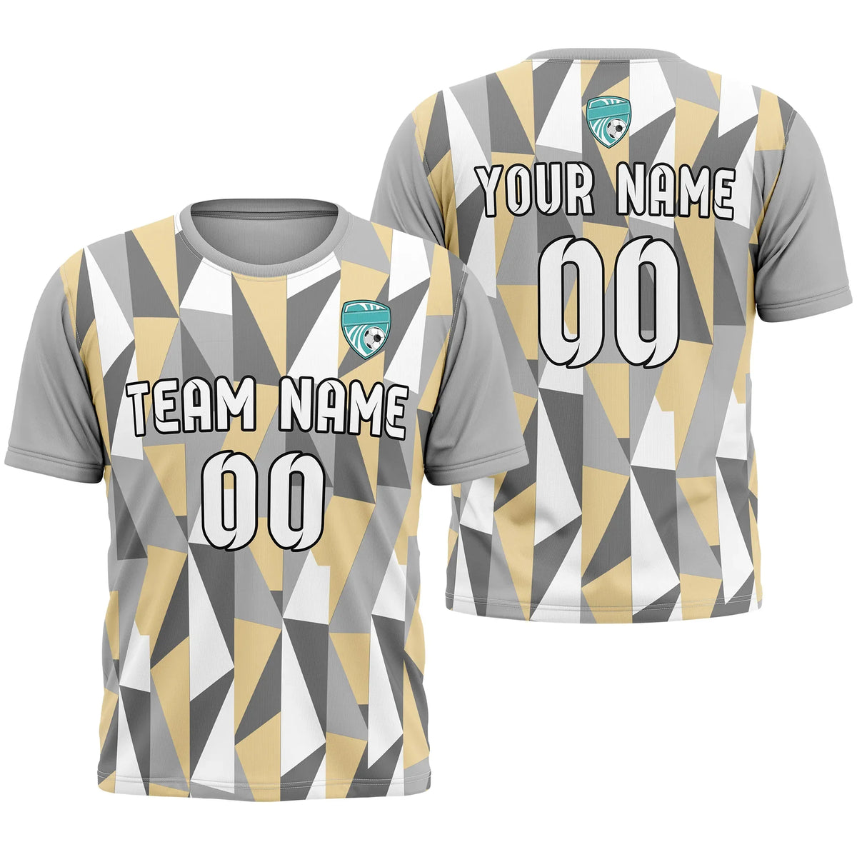 Custom R-Full Pattern D3 Soccer Jersey Personalized Football Uniform with Name & Number