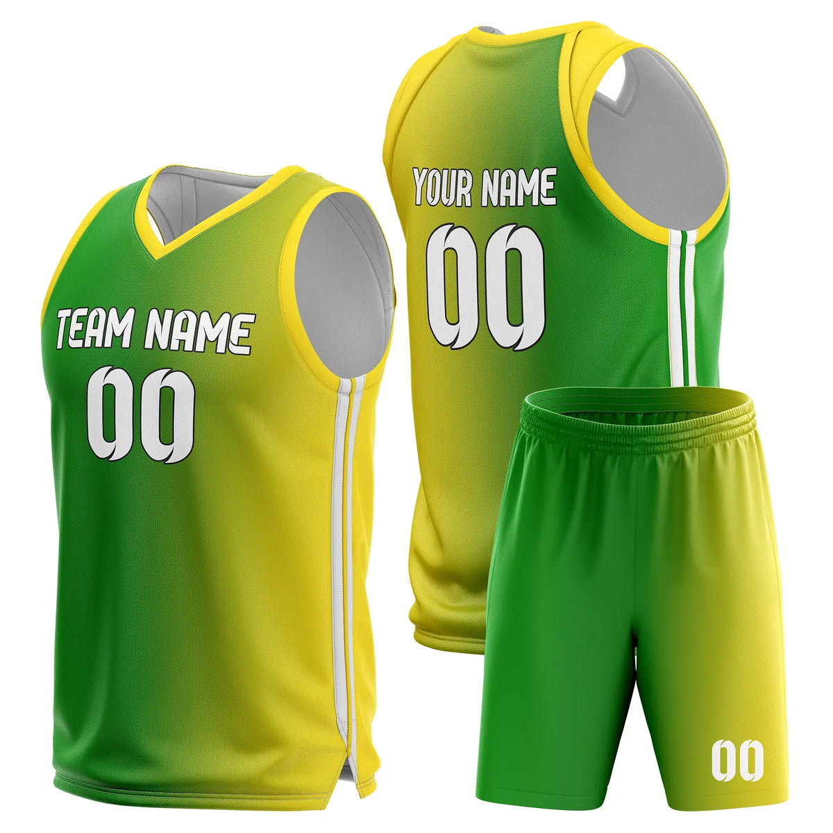 Custom Gradient Fashion Set Solar Strike Sports Jersey Personalized Uniform with Name & Number