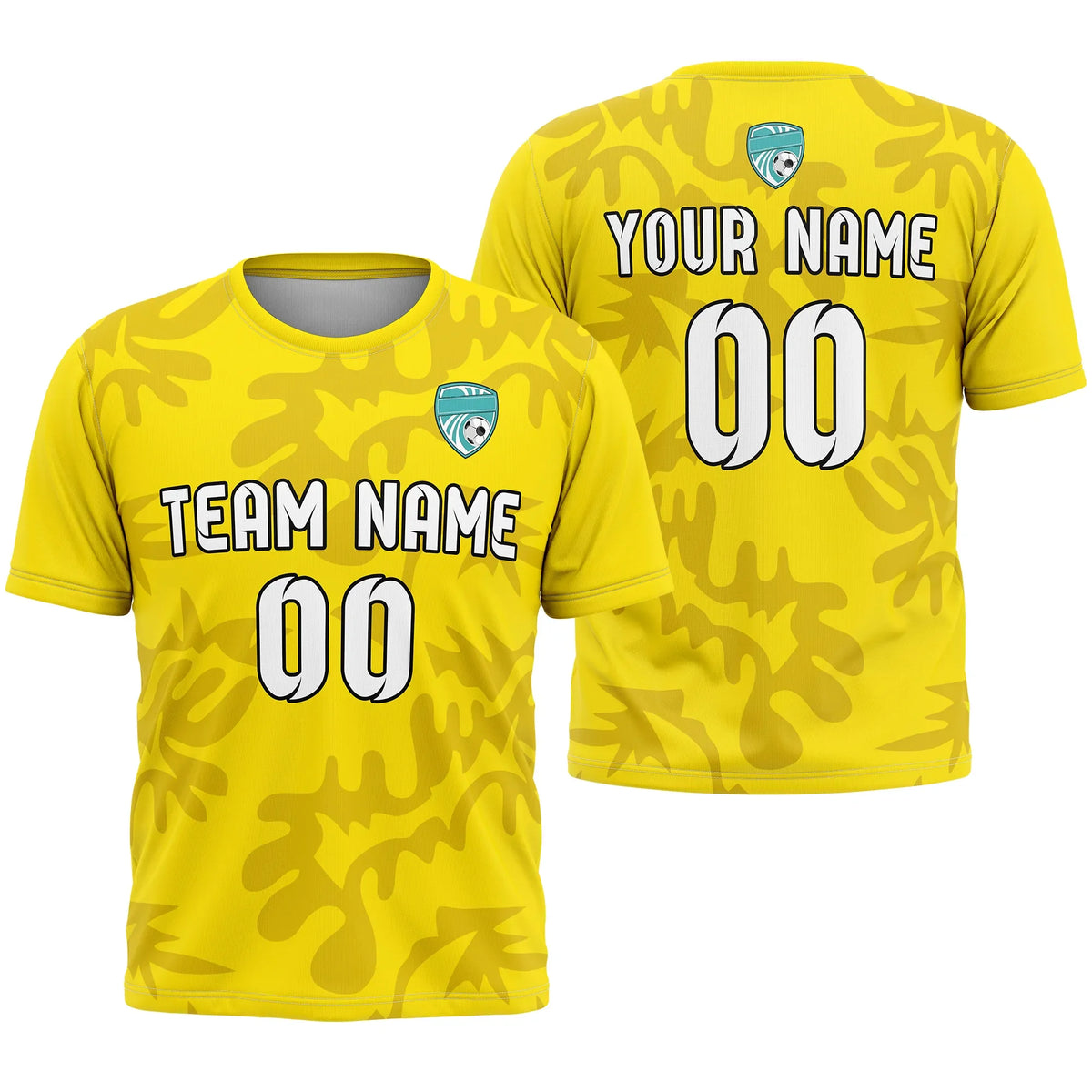 Custom Graffiti Pattern D4 Soccer Jersey Personalized Football Uniform with Name & Number