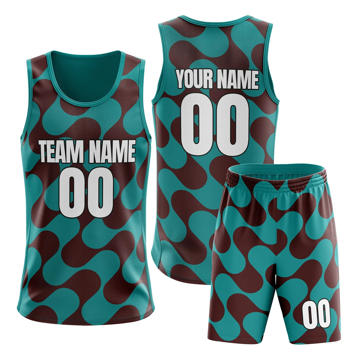 Custom Colour Block Set Amber Fusion Sports Jersey Personalized Uniform with Name & Number