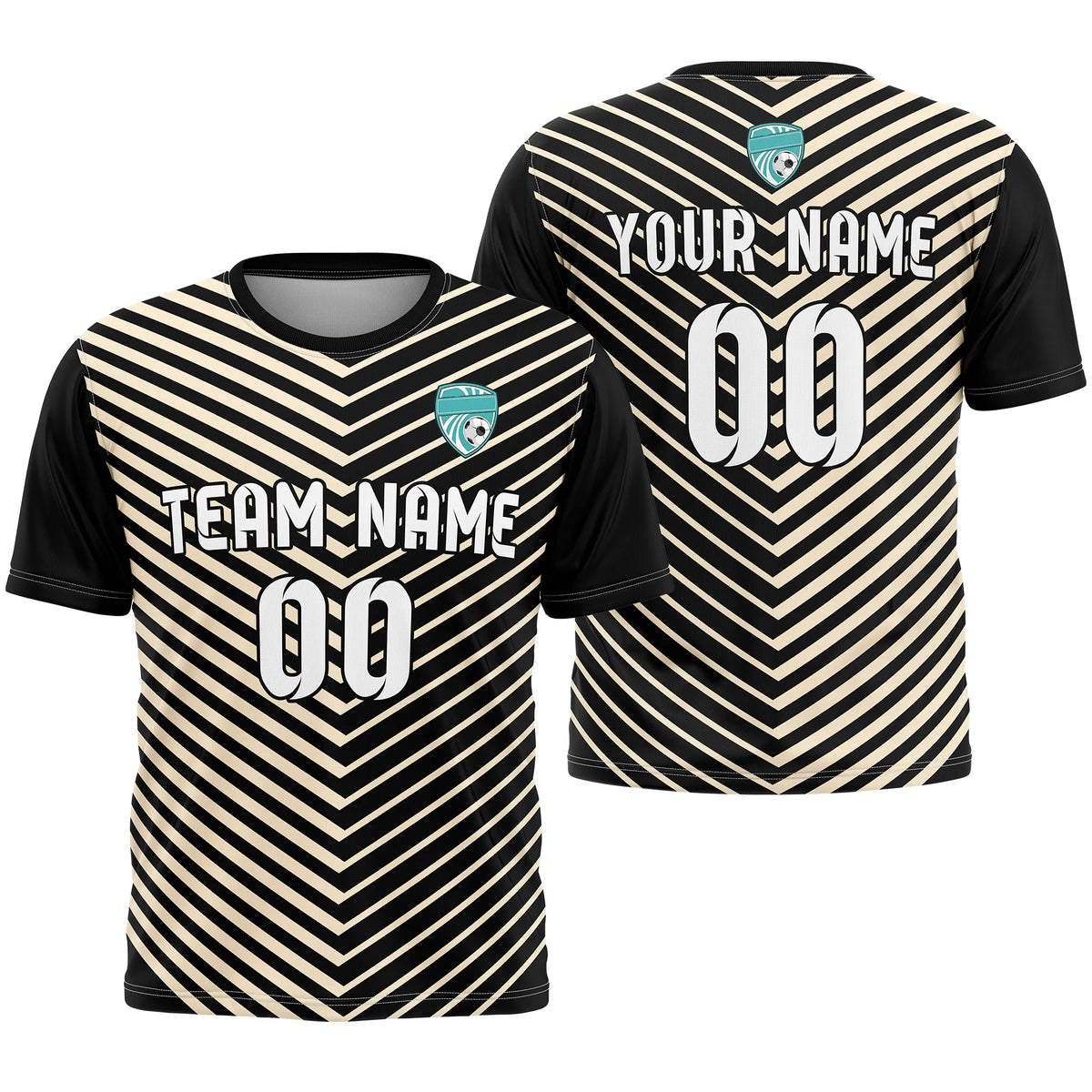 Custom Strip Fashion D5 Soccer Jersey Personalized Football Uniform with Name & Number
