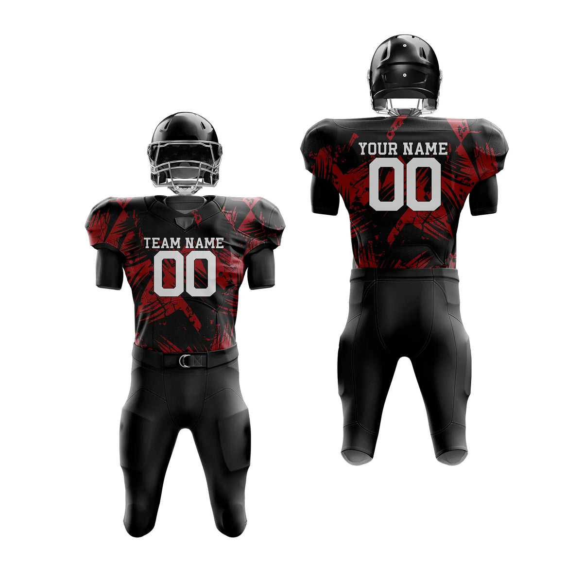 Custom Personalized D4 Drift Fashion American Football Jersey with Name, Number & Team Logo