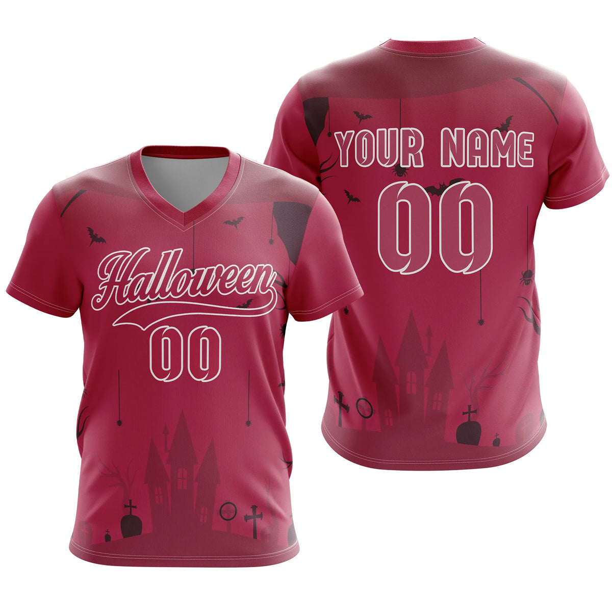 Custom Halloween Soccer Jersey D8 Personalized Uniform with Name &amp; Number