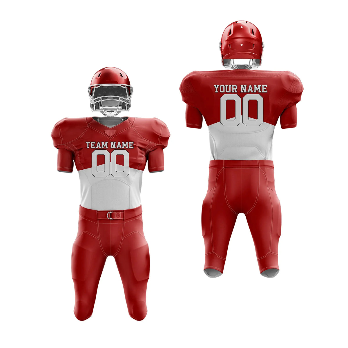 Custom Personalized D5 Split Fashion American Football Jersey with Name, Number & Team Logo