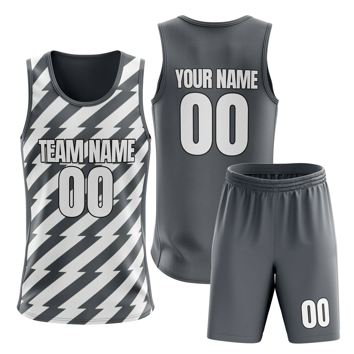 Custom Flash Strike Split Fashion Set Sports Jersey Personalized Uniform with Name & Number